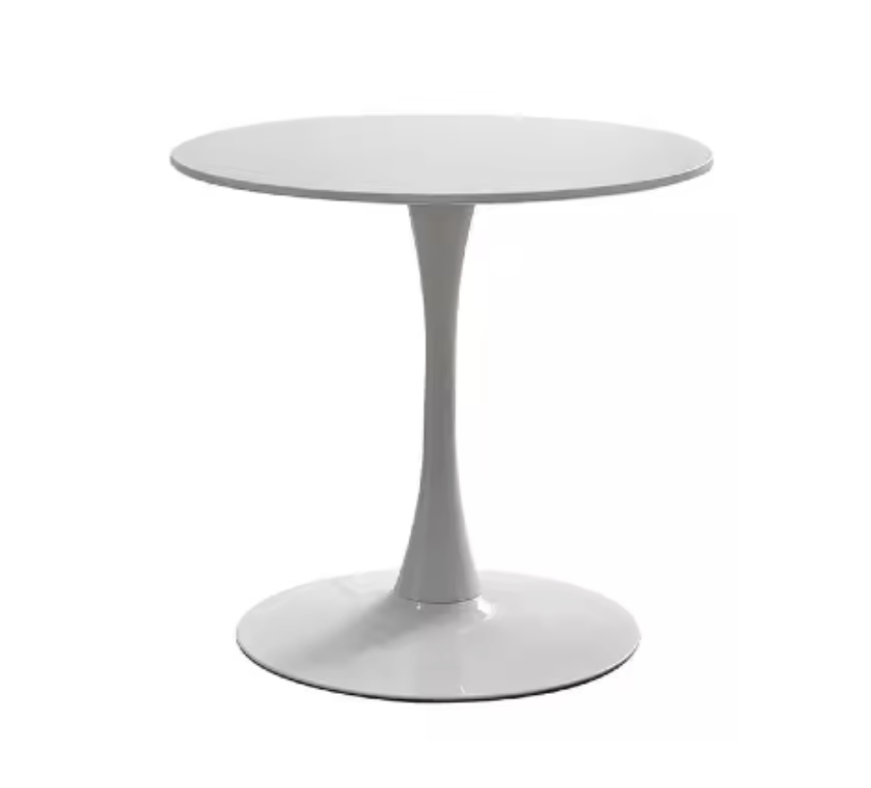 Avernus Round White Table