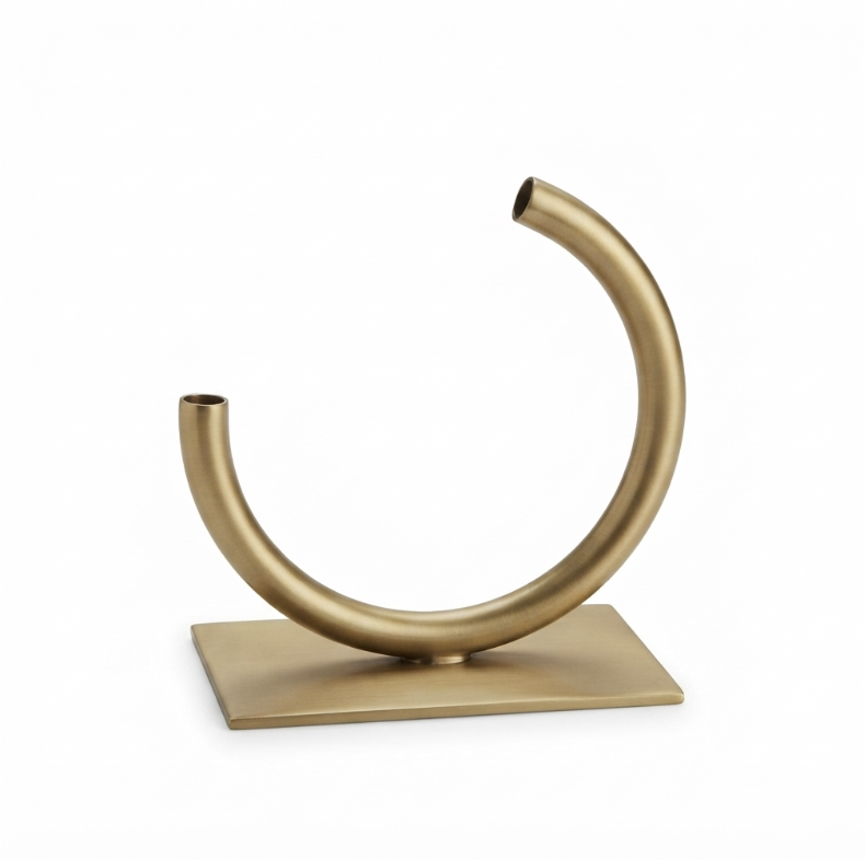 Curve Brass Vase