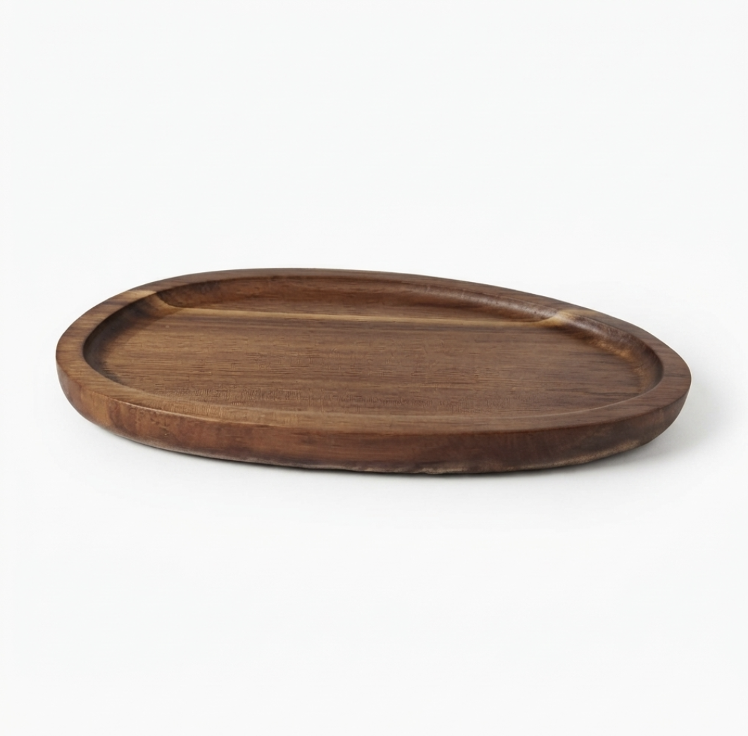Oval Acacia Serving Tray
