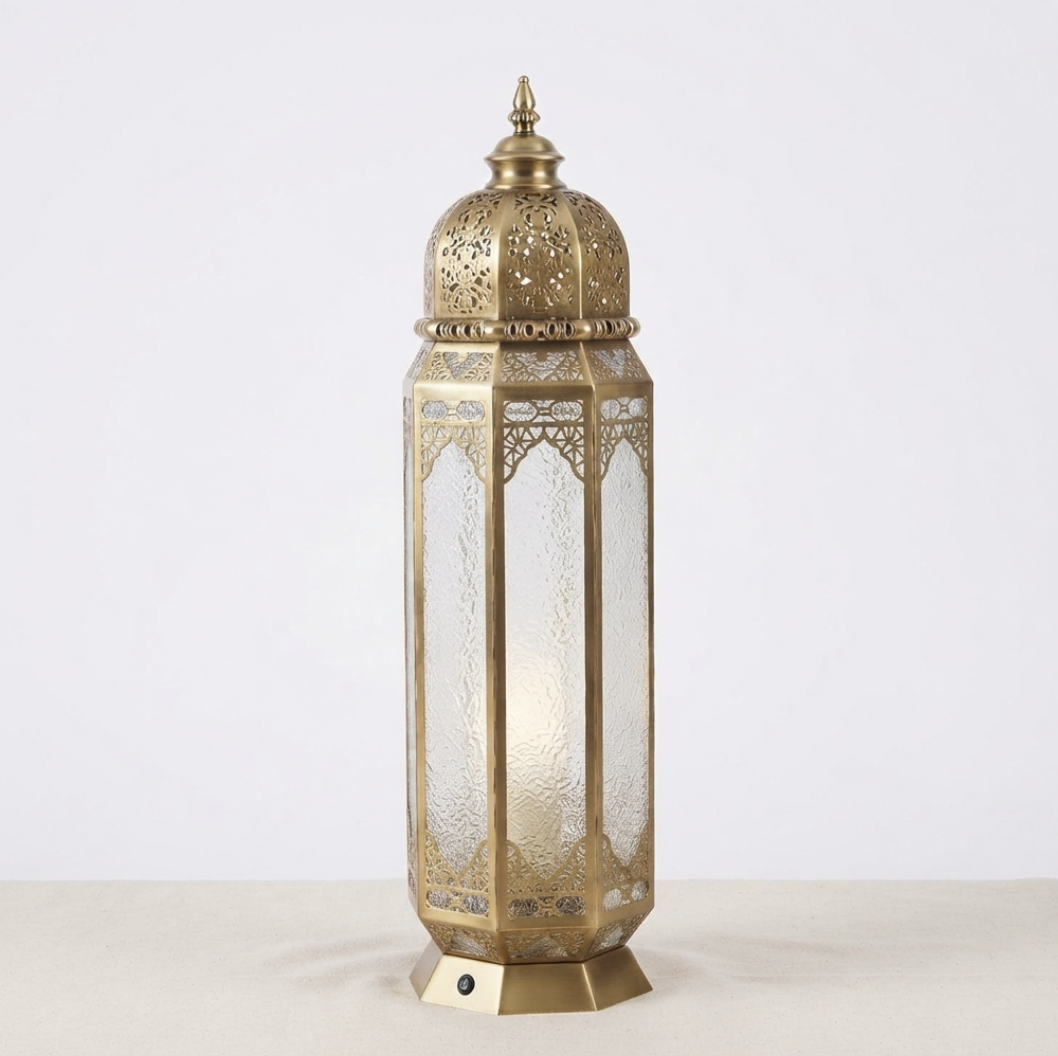 Gold Moroccan -or- Arabian Lantern