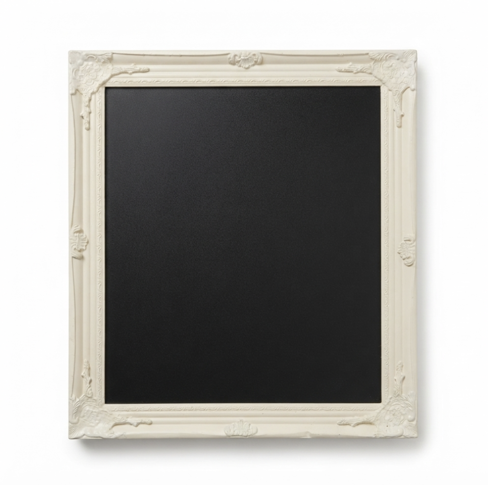 Antique-style White Frame Style 9