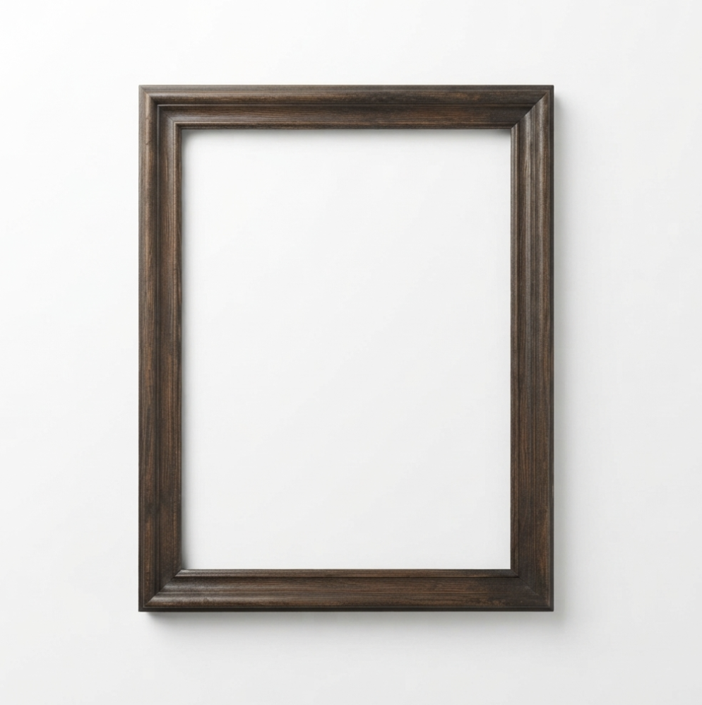 Antique-Style Dark Brown Frame Style 6