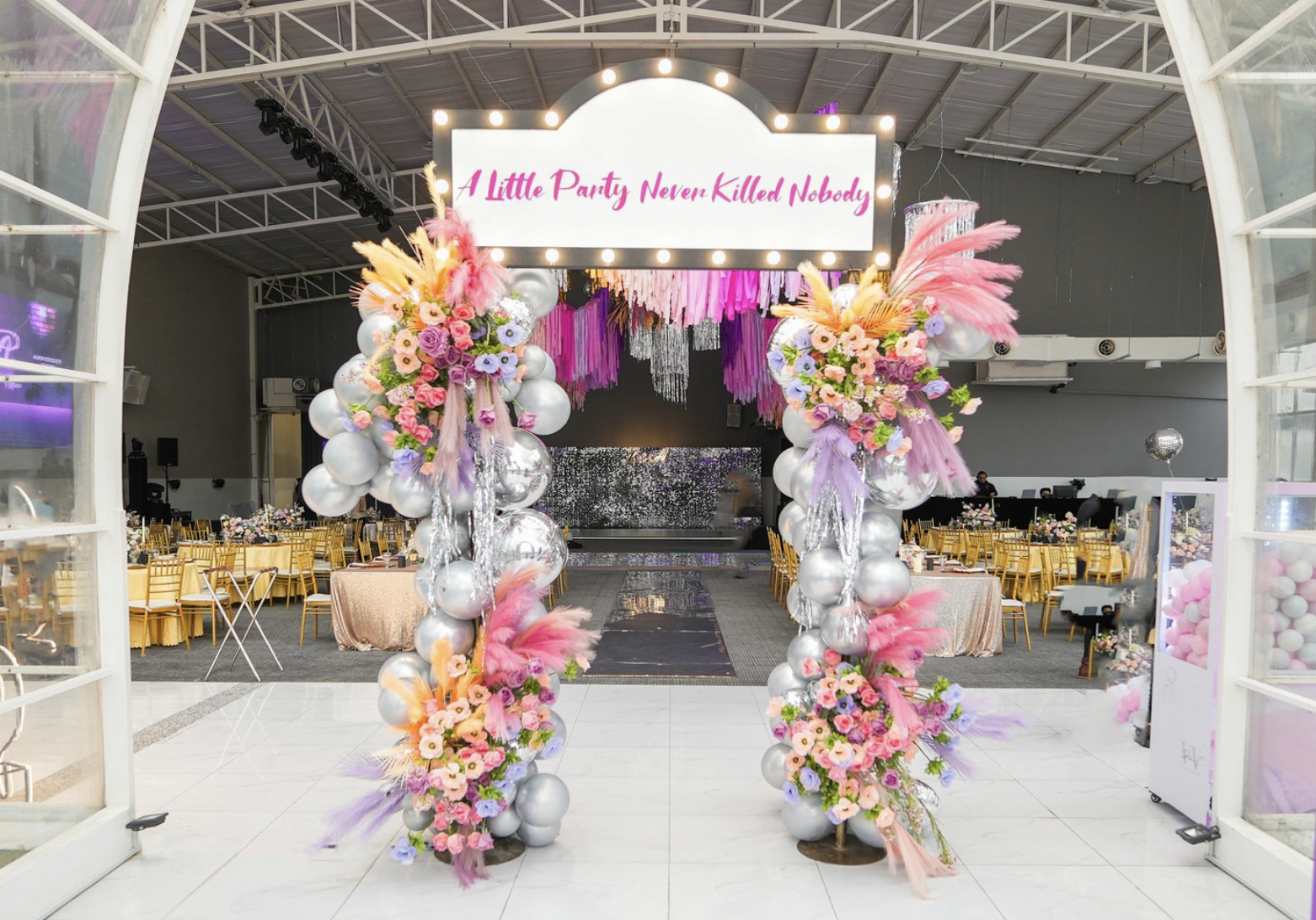 Marquee Signage Arch