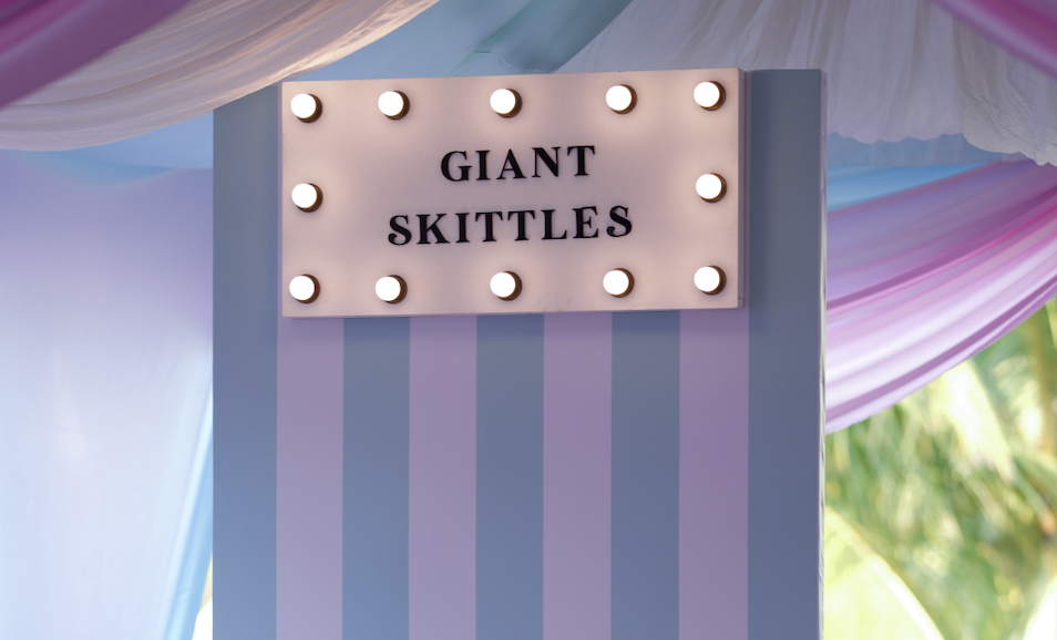 Giant UK Firemen Skittles Carnival Game