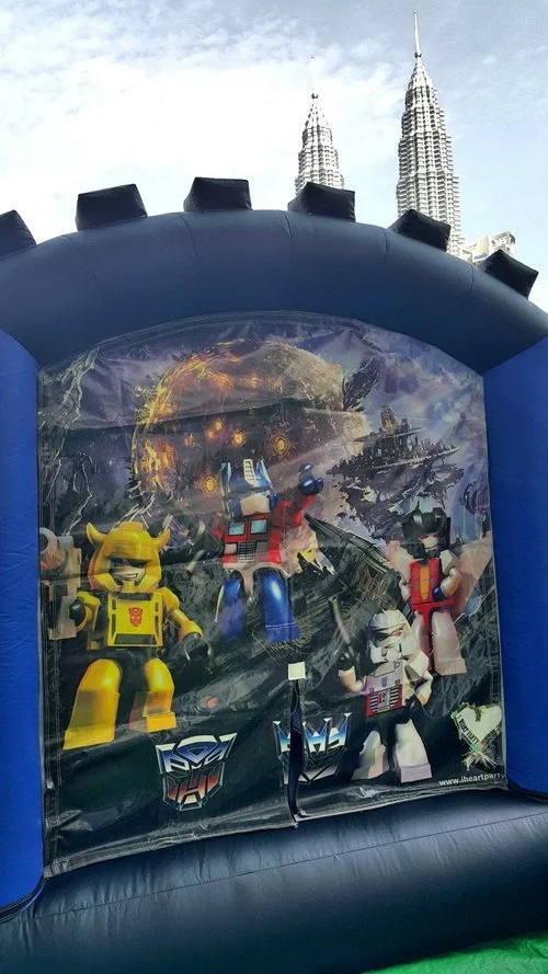 Transformer Boucer and Slide Combo Bouncy Castle