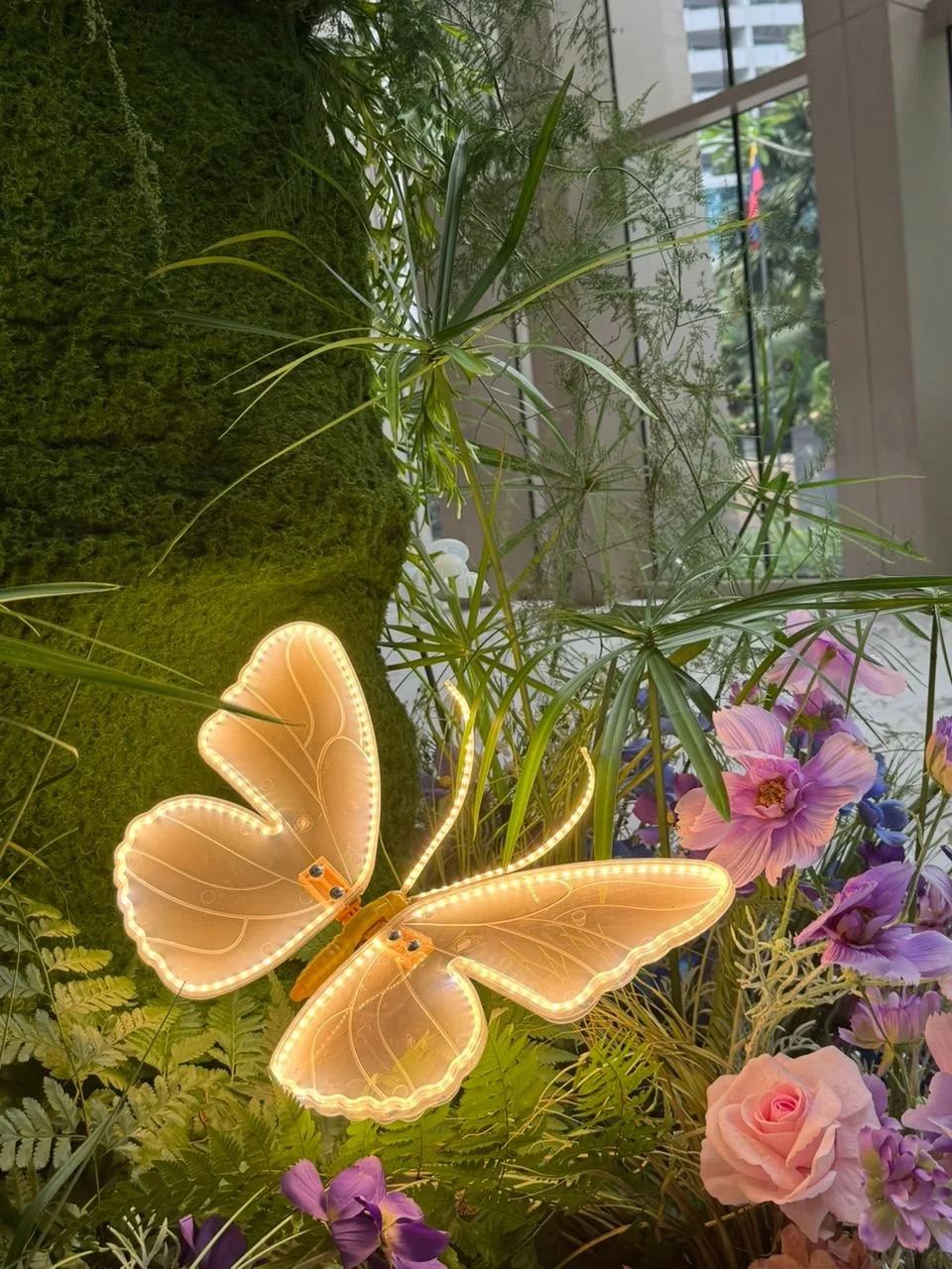LED Moveable Butterfly 60cm