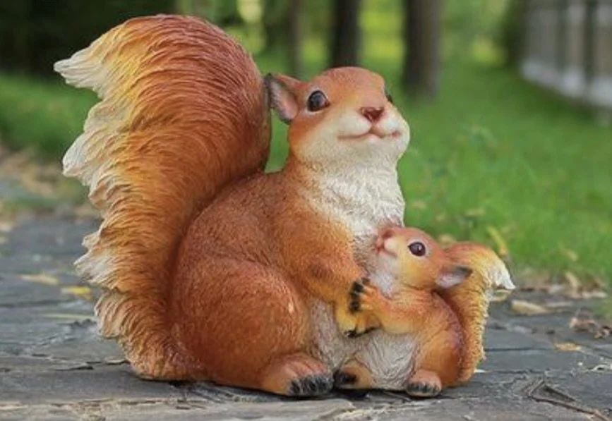 Squirrel Parent and Child