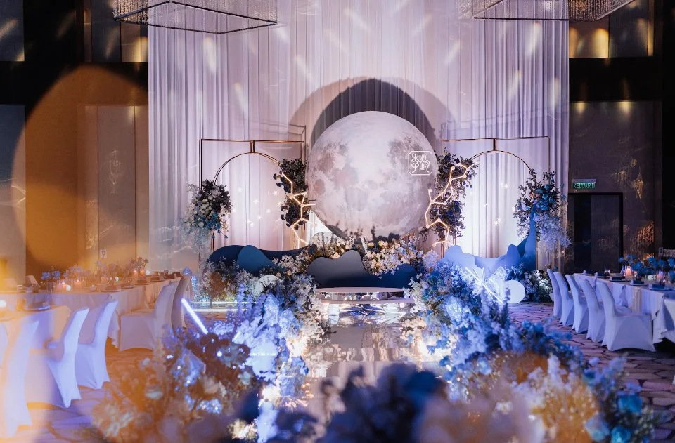 12ft Moon Backdrop