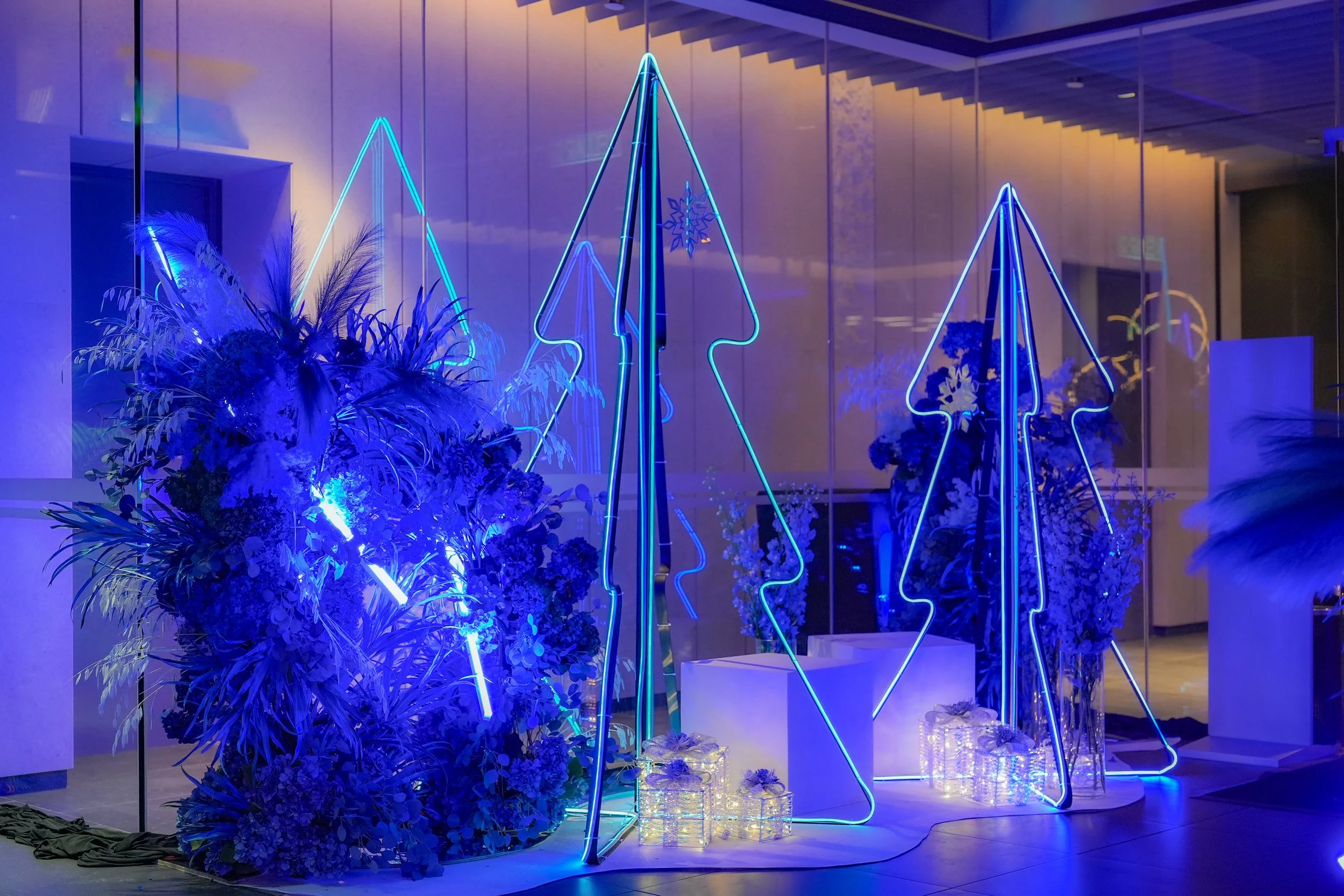 Neon Christmas Tree