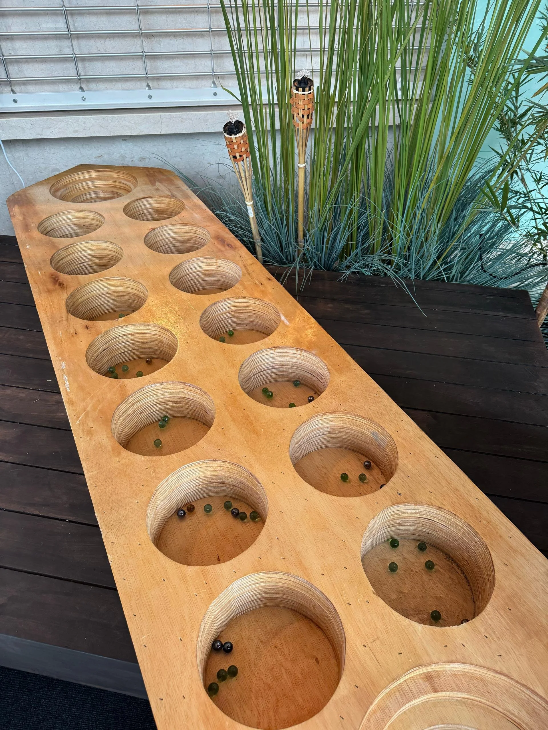 Giant Wooden Congkak