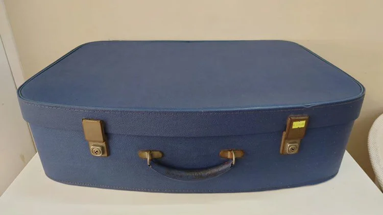 Vintage Blue Luggage