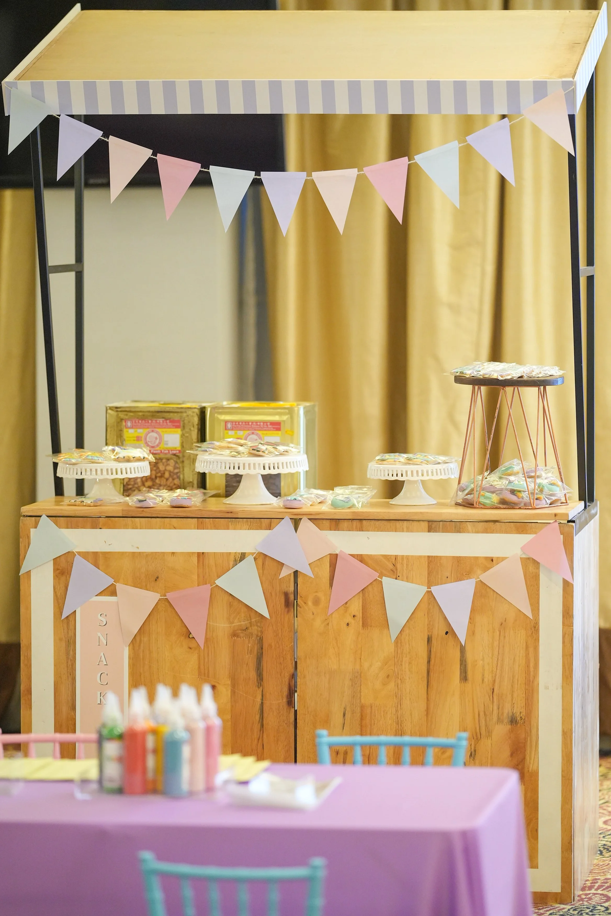 Wooden Cart Stall
