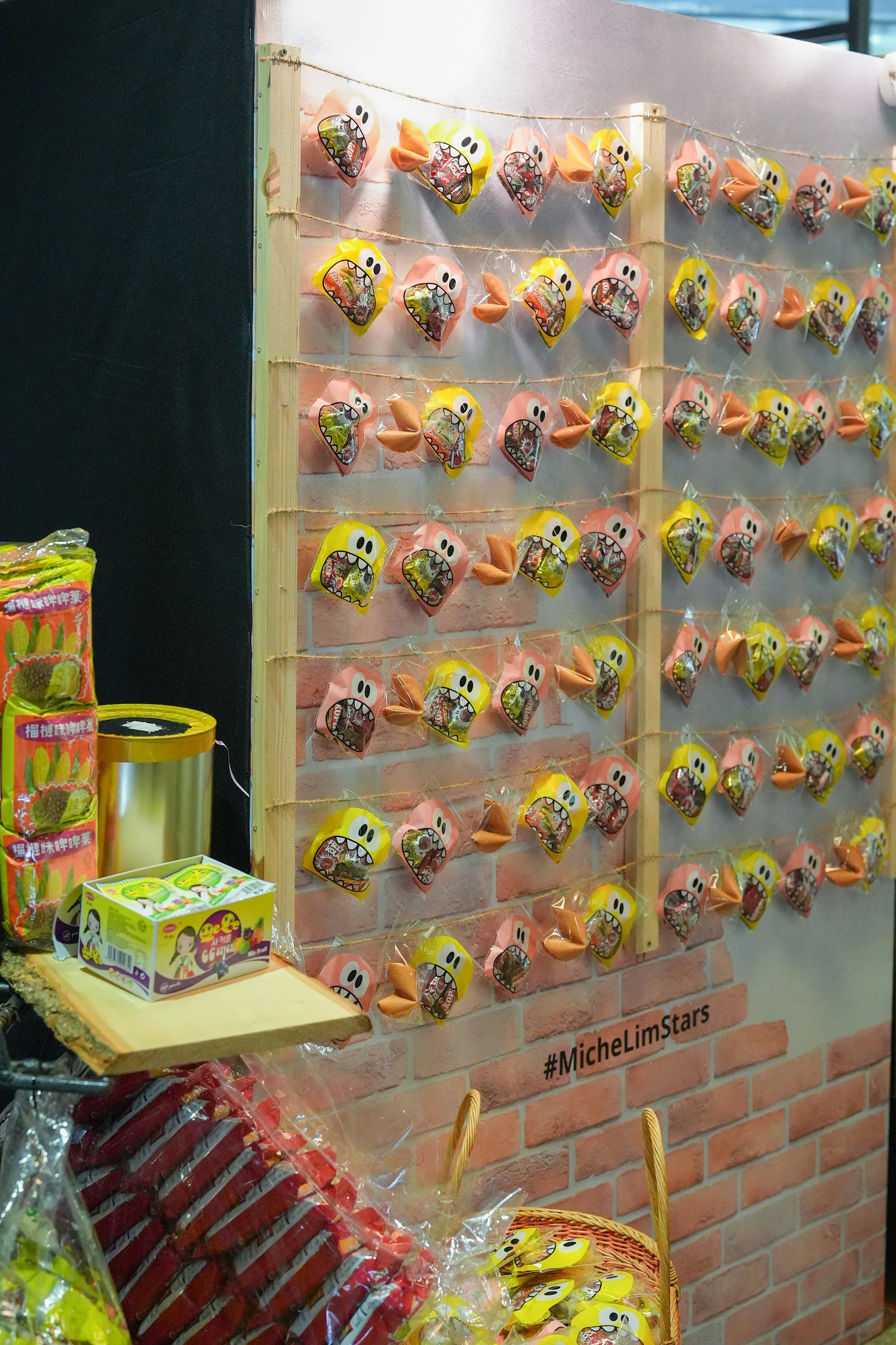 Old School Snack Display Backdrop