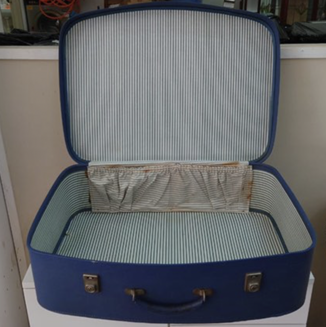Vintage Blue Luggage