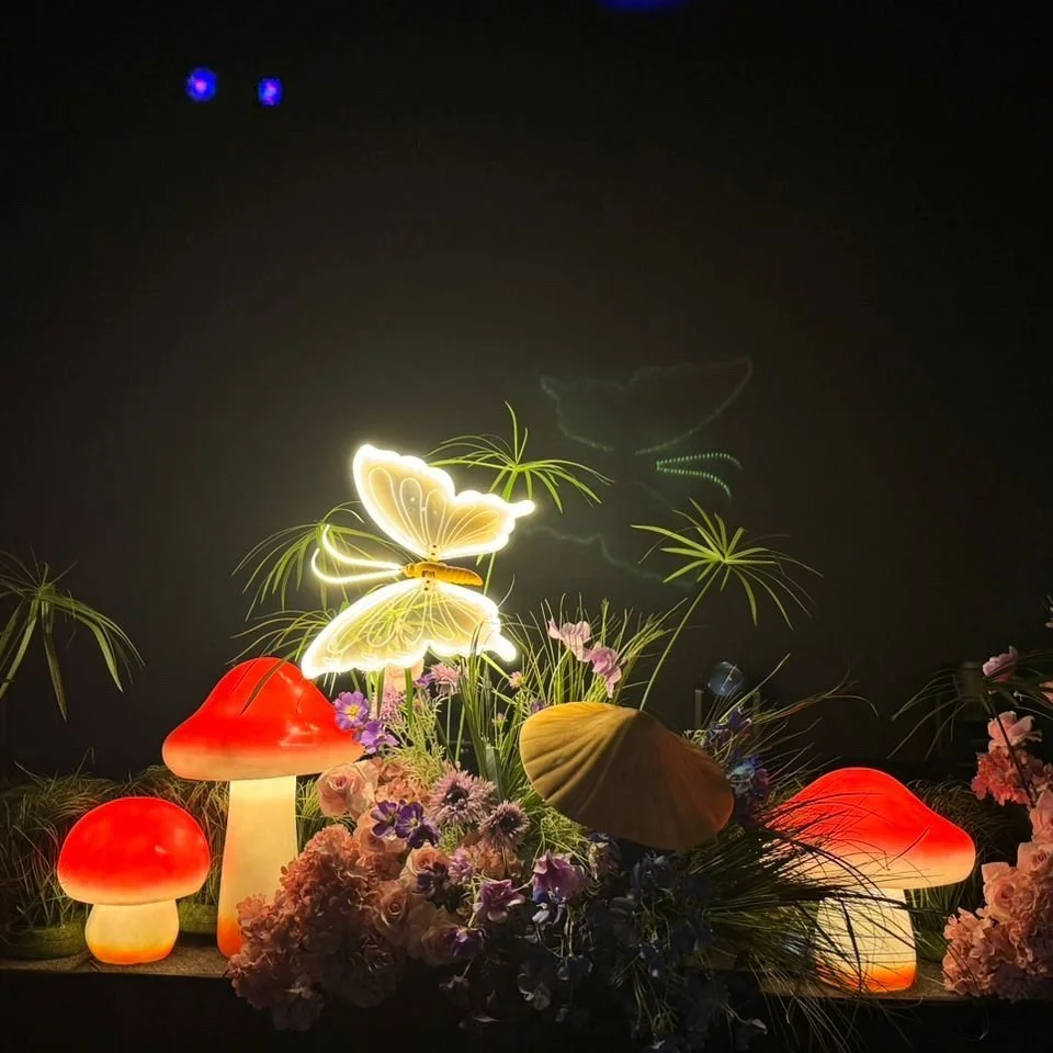 LED Mushroom Sets of 3