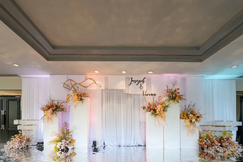 Multi Flower Block Backdrop