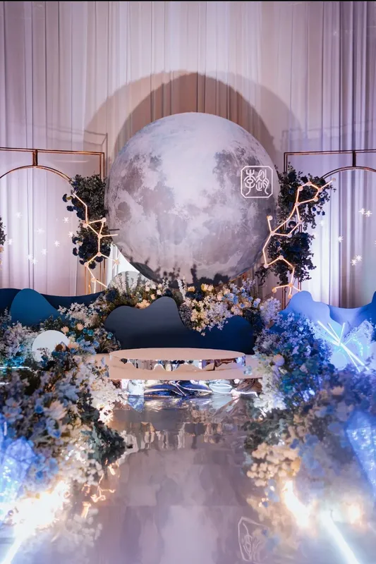 12ft Moon Backdrop