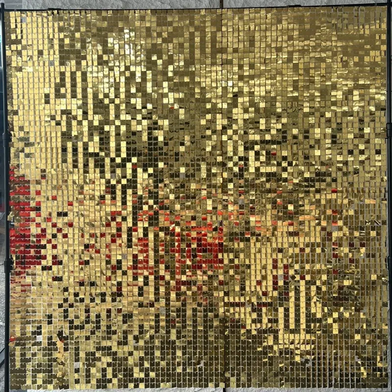 Shimmer Sequin Wall in Gold