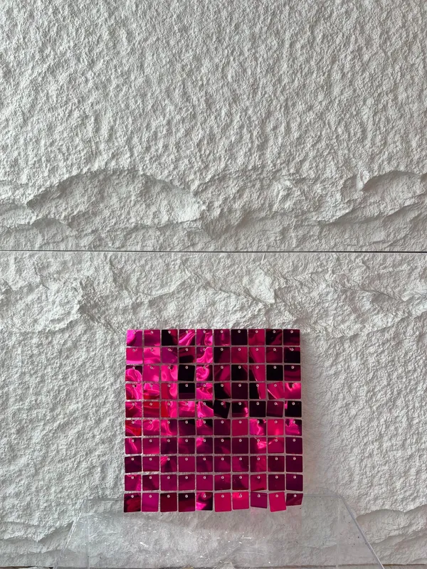 Shimmer Sequin Wall in Pink