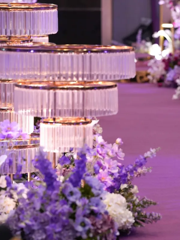 3-Tier Standing Chandelier