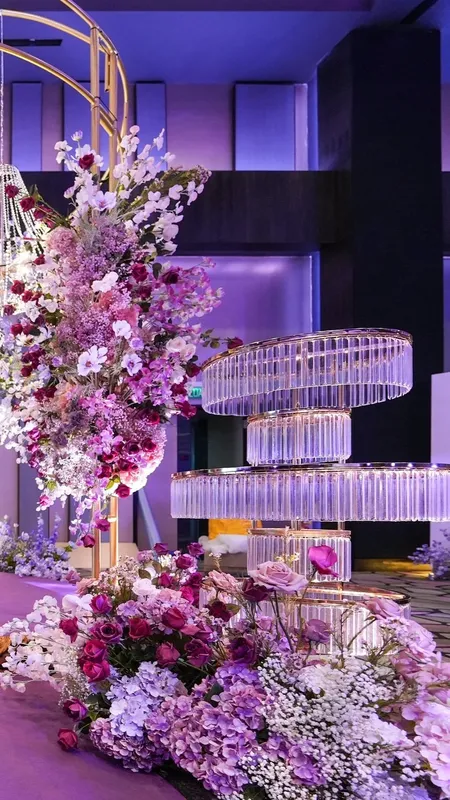 3-Tier Standing Chandelier