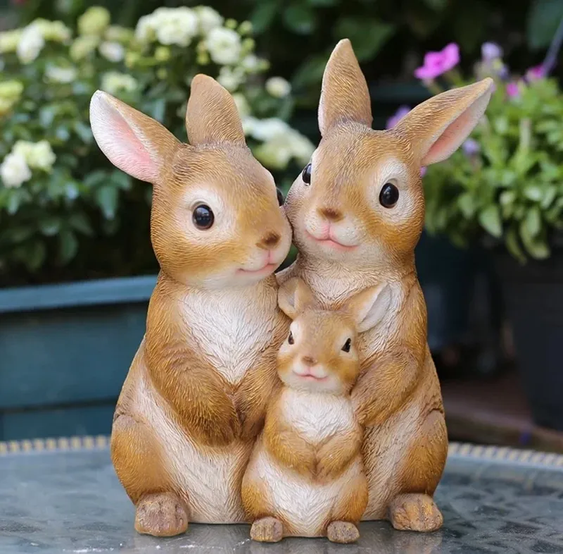 Rabbit Family of 3
