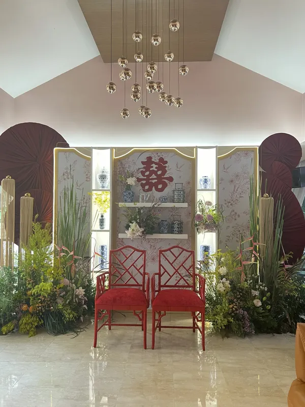 Chinese Tea Ceremony Chair in Red