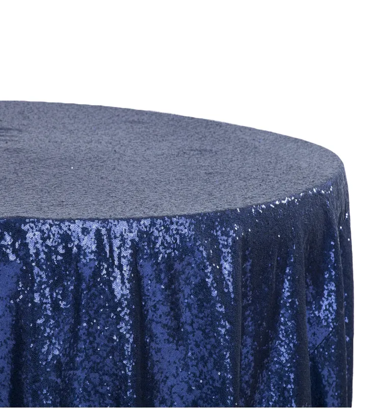 Sequin Tablecloth in Navy