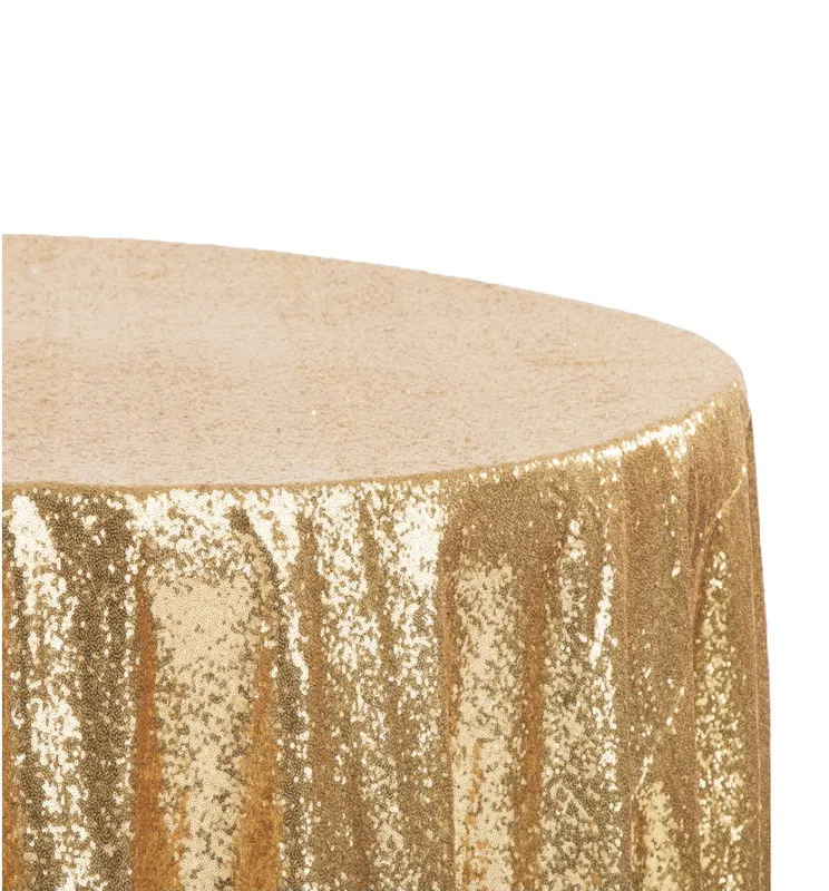 Sequin Tablecloth in Gold