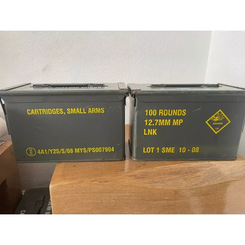 Military Ammo Metal Storage Box