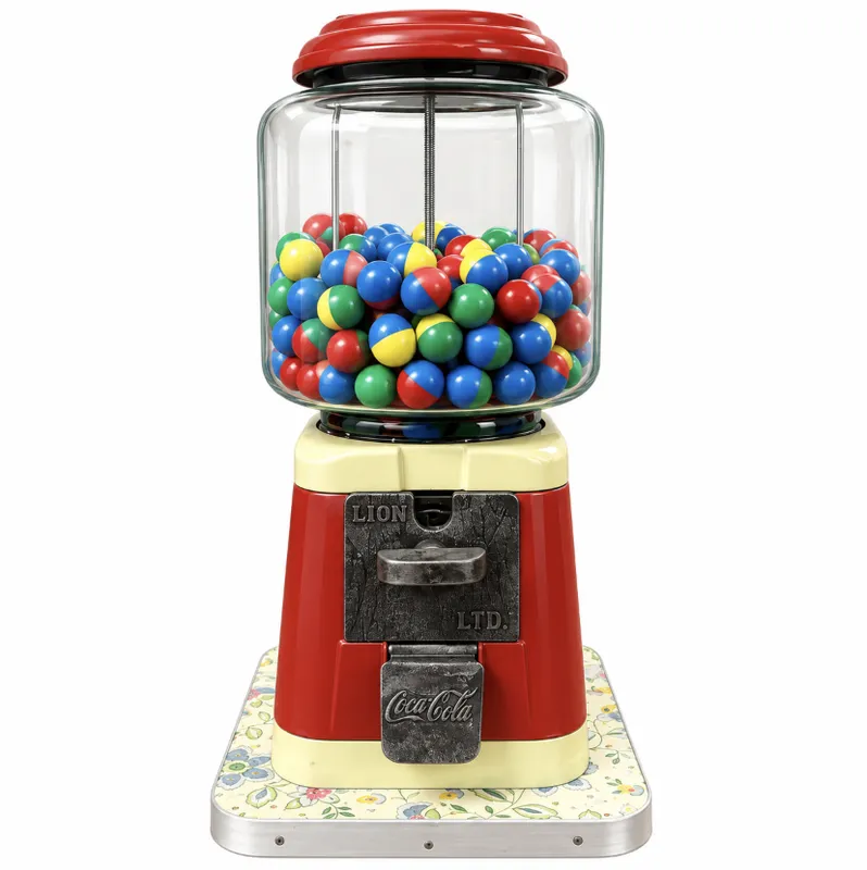 Vintage Coca-Cola Countertop Gumball Machine