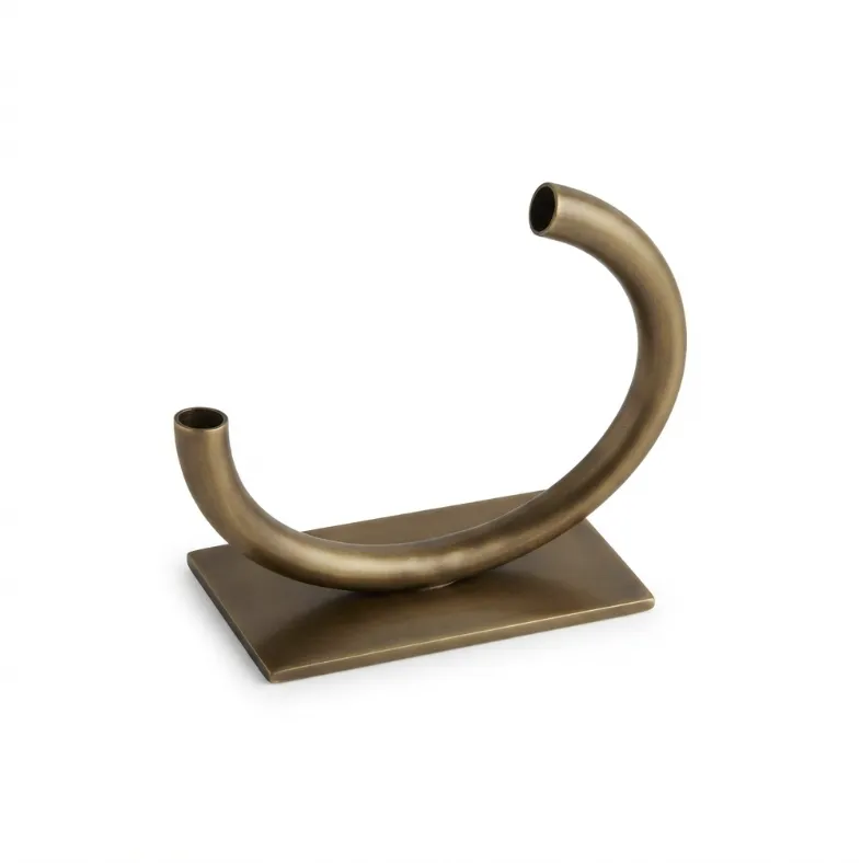 Curve Brass Vase