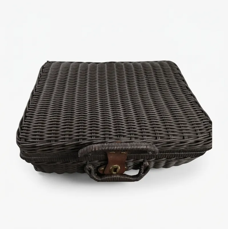 Rattan Picnic Suitcase