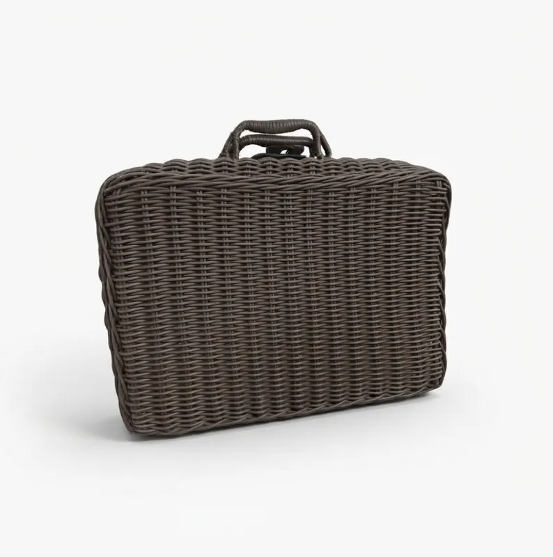 Rattan Picnic Suitcase
