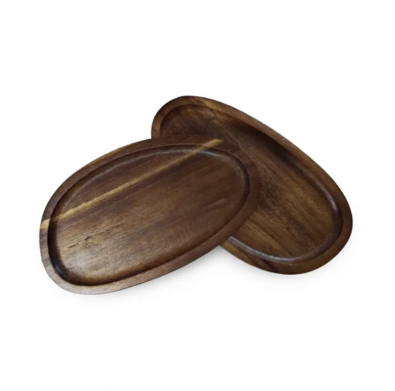 Oval Acacia Serving Tray
