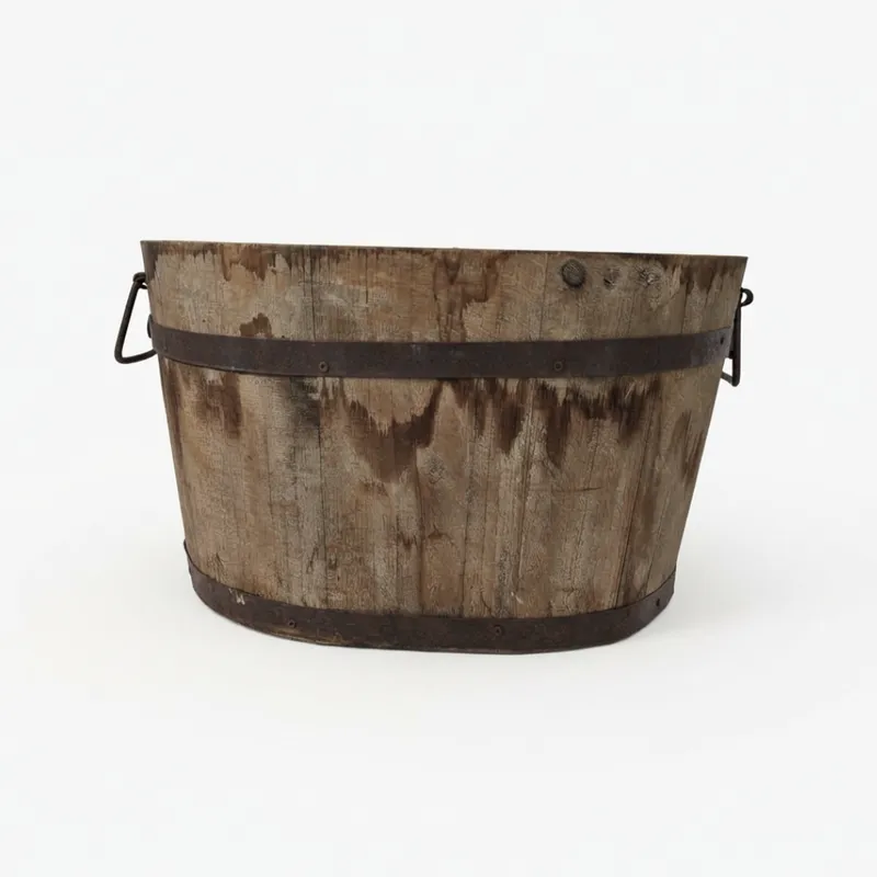 Vintage Wooden Wash Tub