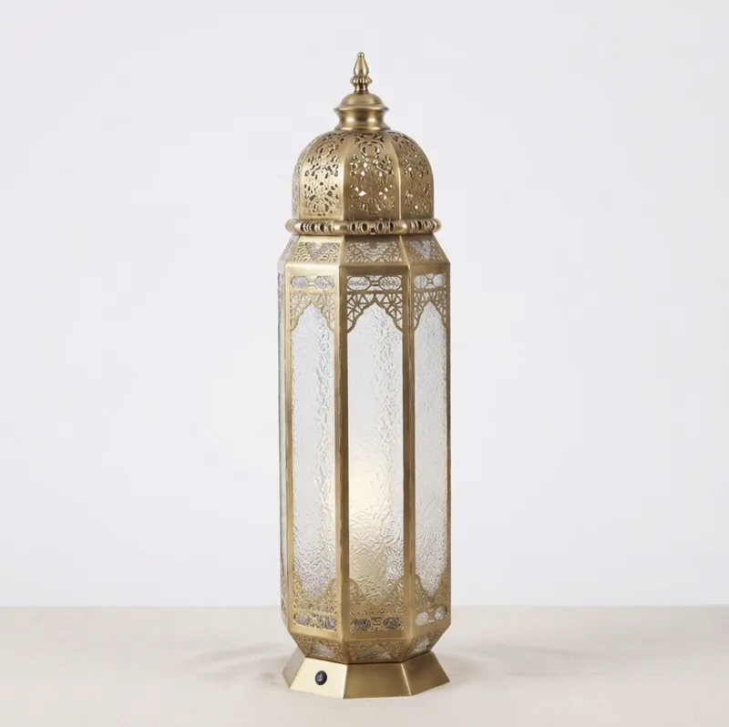 Gold Moroccan -or- Arabian Lantern