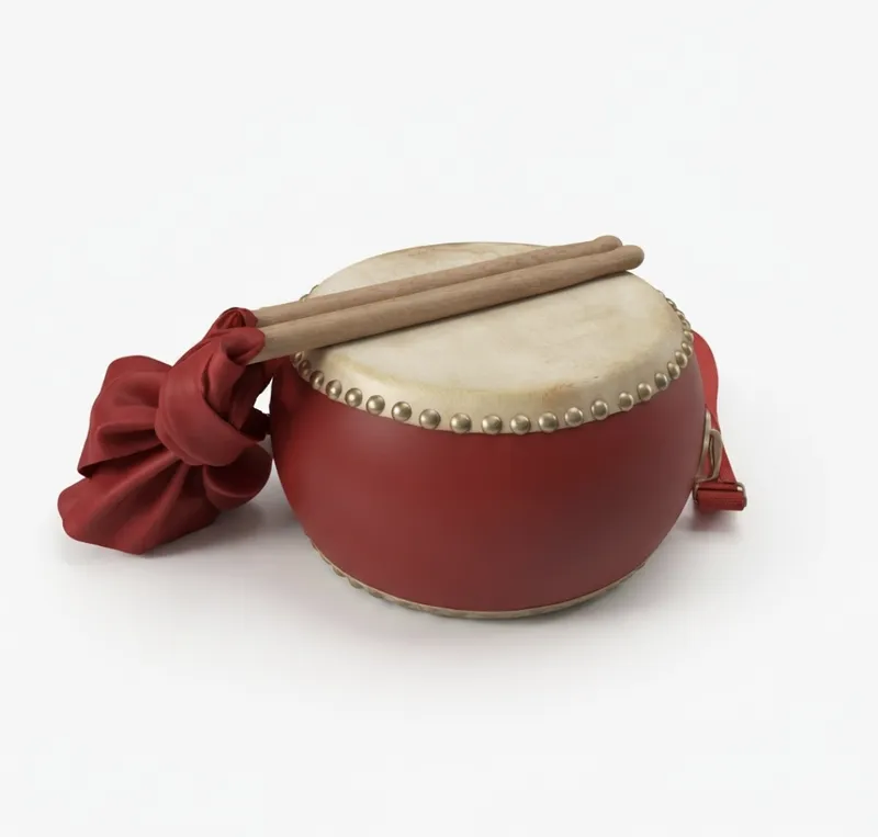 Tanggu (Chinese Traditional Waist Drum)