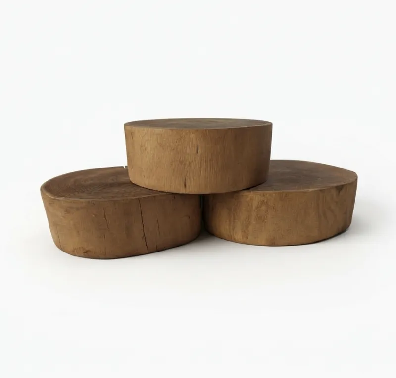 Natural Wood Block Riser