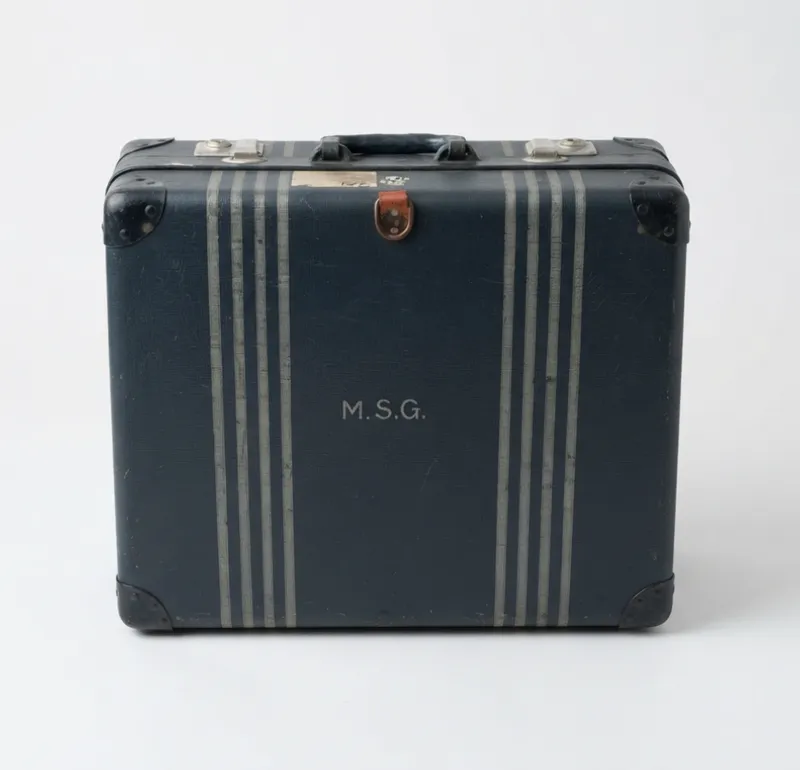 M.S.G Vintage Hard-Shell Suitcase