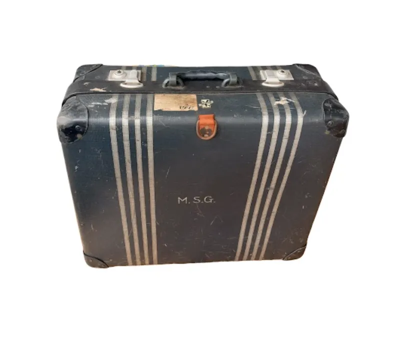 M.S.G vintage hard-shell suitcase