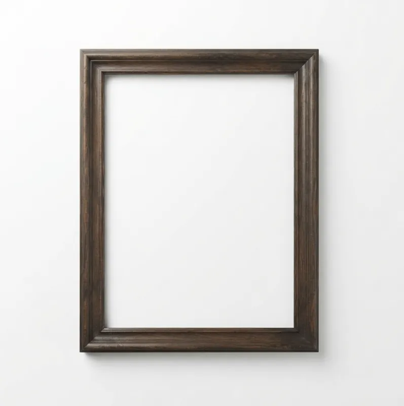 Antique-Style Dark Brown Frame Style 6