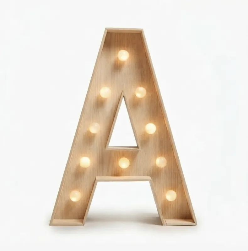 Wooden Letter Marquee