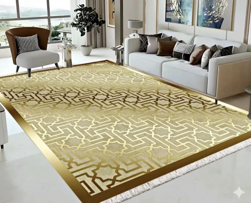 Nordic/Scandinavian-style Geometric Abstract Rug -or- Carpet