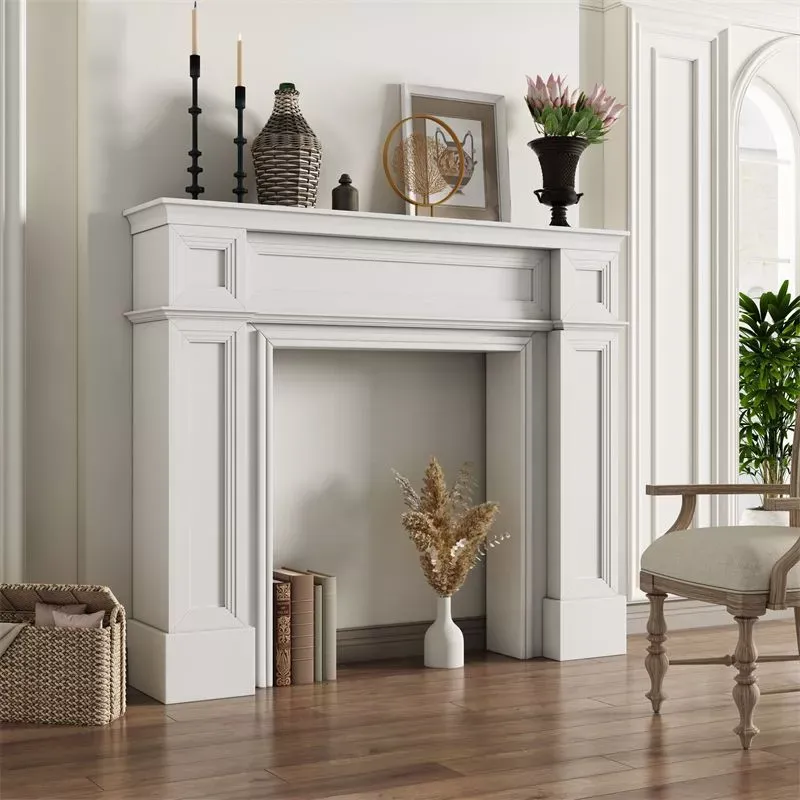 White Fireplace