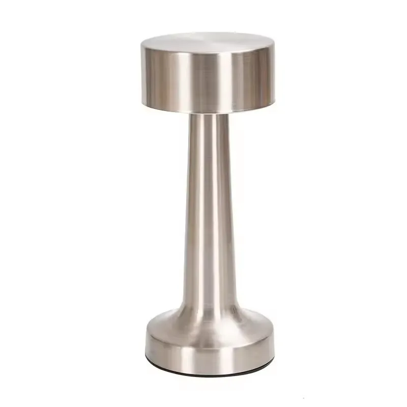 Silver Led Cordless Table Lamp