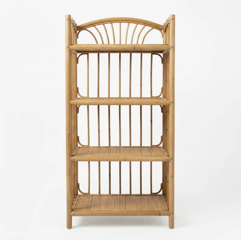 Rattan Display Shelf