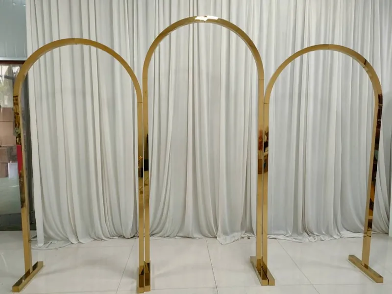 Trio Set Gold Chrome Arch